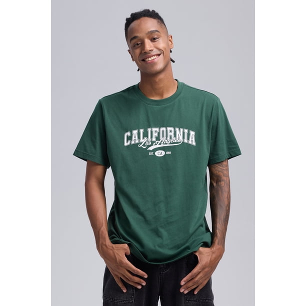 Polera Hombre Print Posicional Verde - ll