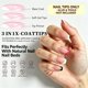 thumbnail image 4 of Uñas postizas Dsixnails 150 uds. Tips de gel cuadrado corto, 4 of 9