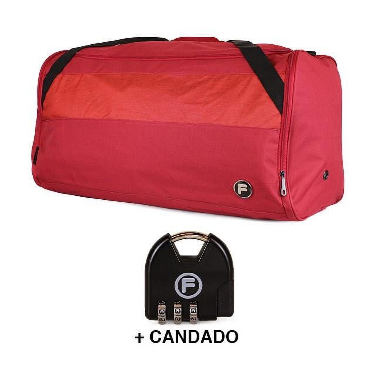 Bolso L Eder Rojo + Candado