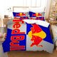thumbnail image 1 of v275 Bed Sheets Bull Cover Double Comforter Bedding Sets Bedding Set Duvet Cover Queen Comforter Sets Quilt Pillowcase Quilt Cover Red 3-Piece Bedding Set (1 Duvet Cover + 2 Pillow Shams) Bed Sheets j, 1 of 5