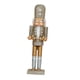 thumbnail image 2 of Figura De Cascanueces, Estatua De Soldado, Cascanueces Para árbol De Navidad, Repisa, Platillos Plateados Para El Hogar, 2 of 3