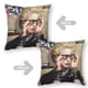 thumbnail image 2 of Madonna Fundas de almohada de terciopelo con tema, regalos de funda de almohada, decoración para el hogar, cojín de lanzar, regalo de cumpleaños para fans y parejas. 45cm x 45cm., 2 of 6