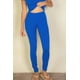 thumbnail image 1 of Saronite Leggings de Punto Suave, Elásticos y de Longitud Completa, Color Azul Real (para Mujer), 1 of 5
