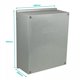 thumbnail image 4 of TIP-54 TIBOX 500x400x200mm Poliester Tablero Estanco Gris IP65 RoHS c/Placa, 4 of 4