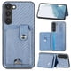 thumbnail image 4 of Funda Billetera Tejida para Samsung Galaxy S23 Plus con Soporte y Tarjetero Azul, 4 of 4