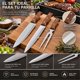 thumbnail image 3 of Set Parrilla 3 Piezas Arthome Acero Inoxidable con Mango de Madera, 3 of 5