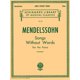 thumbnail image 1 of Partituras G. Schirmer – Mendelssohn, Vol. 58, 1 of 1