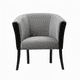 thumbnail image 2 of Sitial Americano Gris Felpa, 2 of 2