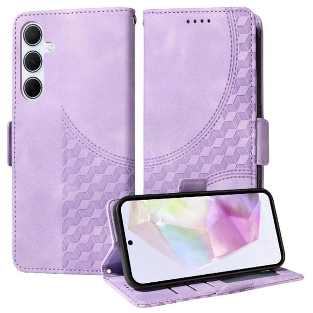 Carcasa FOXDOCK Samsung Galaxy A36 5G de cuero PU, diseño acolchado clásico, protección contra caídas y rayones