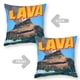 thumbnail image 2 of Lava Fundas de almohada de terciopelo con tema, regalos de funda de almohada, decoración para el hogar, cojín de lanzar, regalo de cumpleaños para fans y parejas.66*66cm., 2 of 6