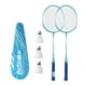 thumbnail image 3 of 2x Juego De Raquetas De Bádminton Juego De Repuesto De Bádminton Para Jugar En La Playa Al Aire Libre Azul, 3 of 3