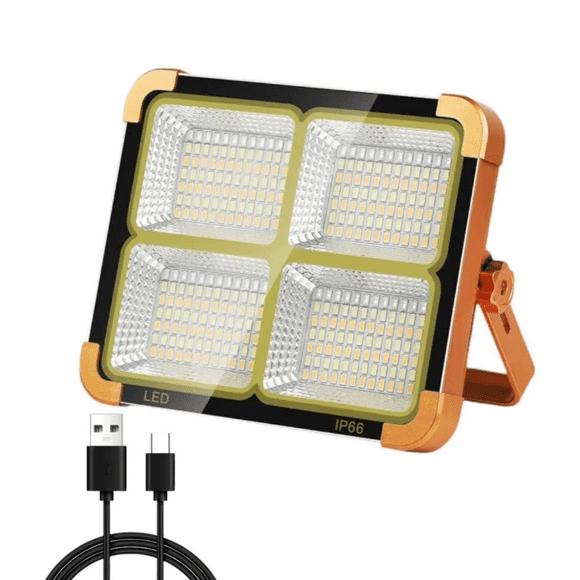 FOCO SOLAR EMERGENCIA 50000 LUMENS RECARGABLE