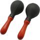 thumbnail image 2 of Maracas Ubblove, par de plástico ABS con mango de madera, negro, 2 of 3