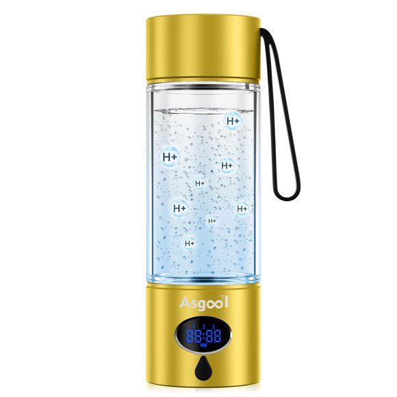 Botella de Agua Asgool 360 ml Hidrógeno 5000 PPB LED