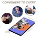 thumbnail image 4 of Amor Sin Barreras Porta Pasaporte y Cartera de Viaje Premium de Cuero PU, Funda de Pasaporte Bloqueo RFID con Ranuras para Tarjetas de Crédito, Estuche para Libro de Pasaporte para Familia 10cm × 15cm, 4 of 6
