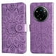 thumbnail image 5 of Funda tipo cartera FOXDOCK para Realme 14 Pro Plus , diseño girasol en relieve, cuero PU, cierre magnético, soporte y tarjetero, 5 of 5