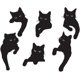 thumbnail image 1 of Cauaoa Set de 6 troqueles de corte de metal con gato negro, 1 of 7