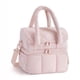 thumbnail image 1 of Bolsa de almuerzo aislada Caja de almuerzo para mujeres,Tote de refrigerador a prueba de fugas de doble cubierta con correa de hombro ajustable,Diseño de amortiguador acolchado y rosa durade, 1 of 3