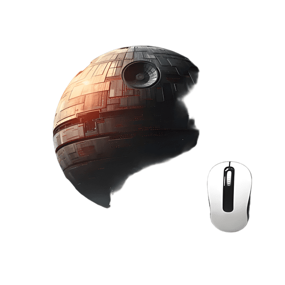 Mouse Pad Estrella de la Muerte Star Wars 21x18,5 Cm
