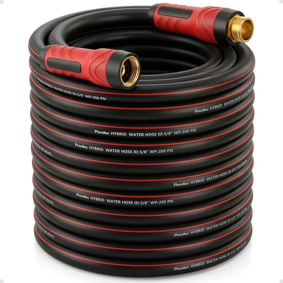 Manguera de jardín PUUKU de 30 m, 5/8", resistente y anti-dobleces