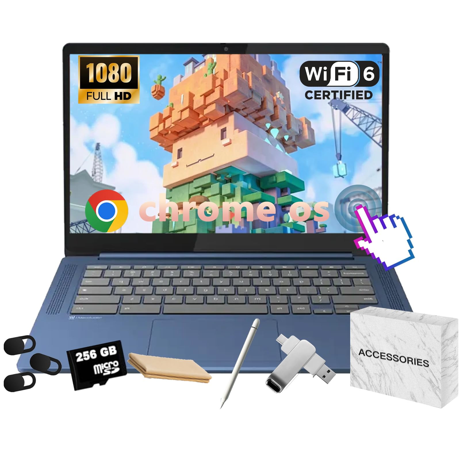 Ordenador Portátil Lenovo Ideapad Slim 3 Chromebook De 14 Pulgadas, 4 Gb De Ram, 64 Gb, Ssd