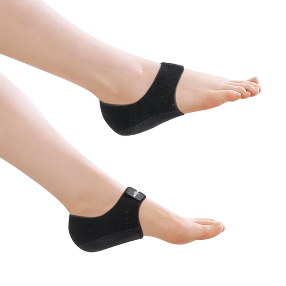 Protectores de talón de gel HarmoStride para aliviar el dolor - soporte para fascitis plantar y tendinitis de Aquiles, almohadillas antideslizantes para el talón para calzado