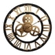 thumbnail image 3 of Reloj De Pared De Madera Retro Grande 3D Regalo De Calentamiento De La Casa Número Romano 40 Cm, 3 of 5