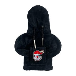 Magideal - Funda De Perilla De Palanca De Cambios Automotriz De Navidad, Funda Con Capucha, Decoración De Navidad, Protector De Engranaje De Perilla Divertido Cabeza De Papá Noel Negro
