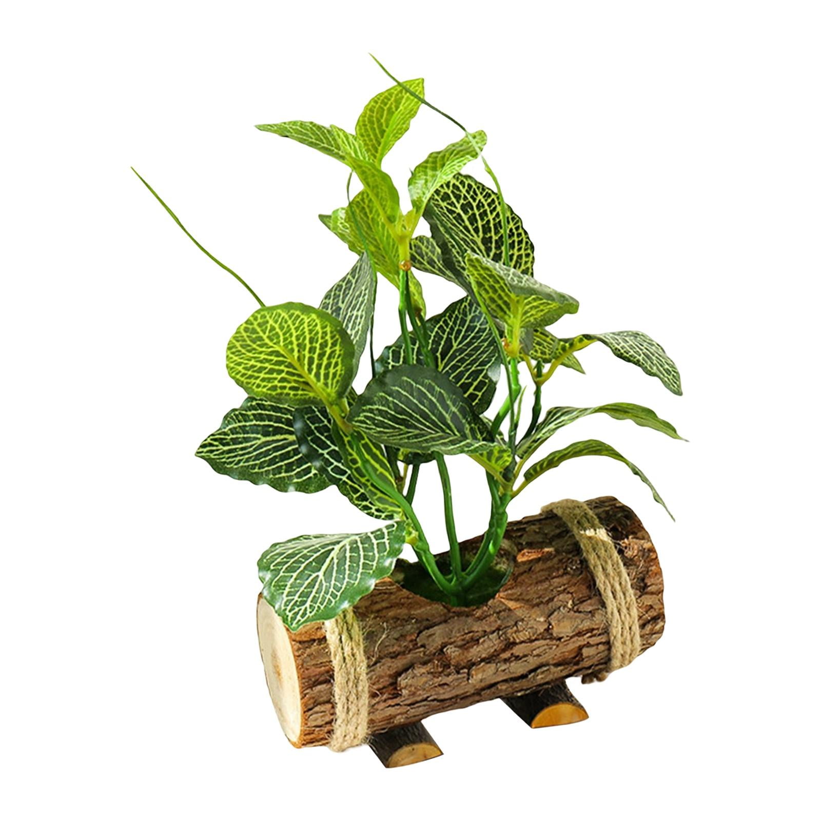 Magideal - Plantas Artificiales Mini Plantas En Macetas Decoración De Vegetación Pequeña Para De Campo Estante De Dormitorio Escritorio De Estilo V