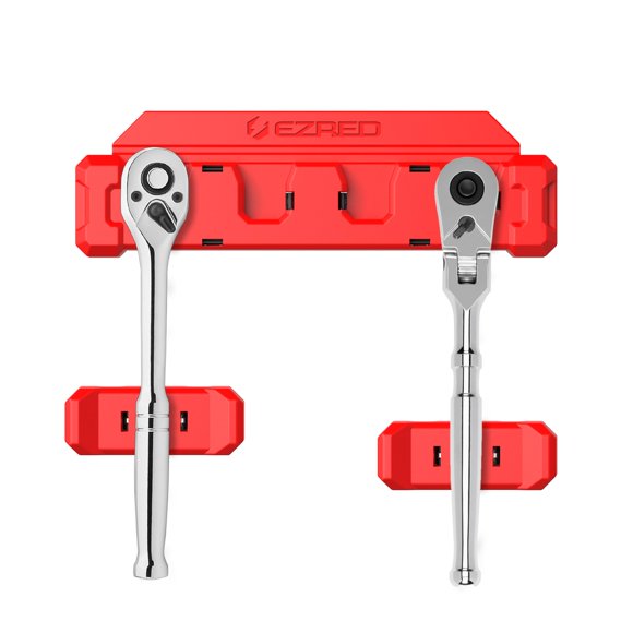 Soporte magnético para carraca EZRED 3/8" rojo – 4 carracas