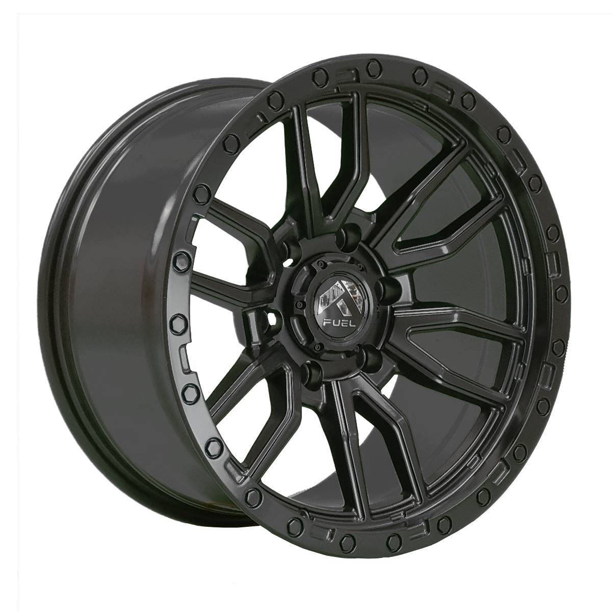 Fuel - Set 4 Llantas 17X9 6X139 Et-12 Rebel6 Mb