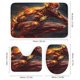 thumbnail image 3 of Hombre Flash Flashman theme 4 piece Shower Curtain Set With Rugs Waterproof Bathroom Decor Set Includes Bath Mat U shaped Rug Toilet Lid Cover And Curtain With Hooks, 3 of 6