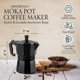 thumbnail image 3 of Cafetera Mixpresso Moka de aluminio con taza de café de 150 ml, 3 of 9
