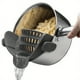 thumbnail image 3 of Rv Kitchenware Silicone Pot Strainer Colander Snap Clip Drainer Food Pasta Strainer Basket And Pot Strainer Kitchen Gadgets，Reusable And Adjustable, 3 of 3