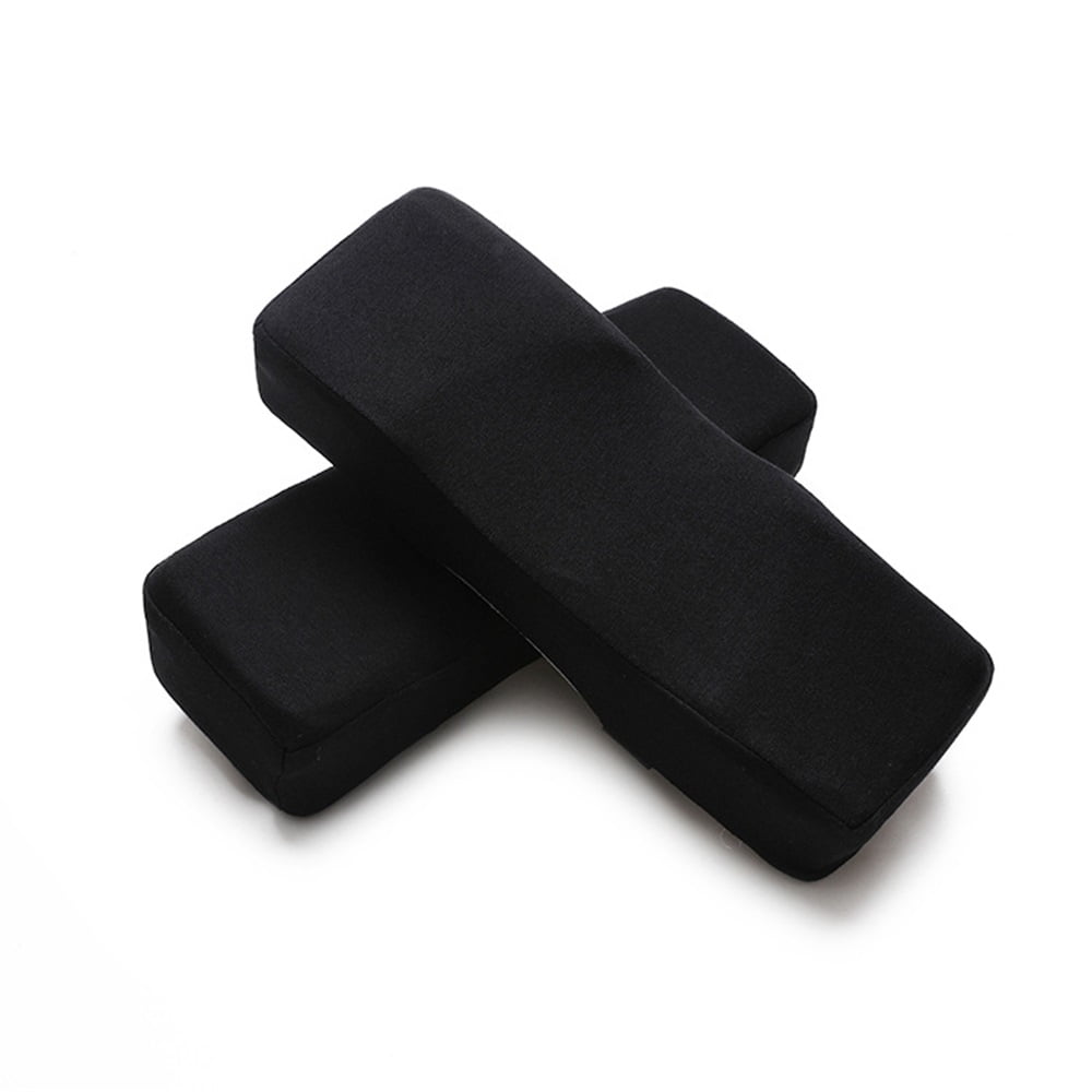 Xusx111 - Silla Reposabrazos Cojines Codo Almohada Alivio De Presión Reposabrazos Almohadillas 2 Piezas Conjunto De Silla De Oficina Reposabrazos Silla De Juego Reposabrazos (negro)
