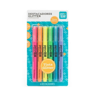 Destacadores Glitter, Producto Surtido 1 Un  Pen&Gear
