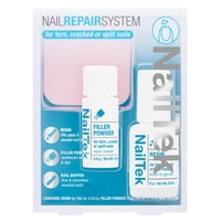 Kit De Reparación De Uñas Nail Tek, Paquete De 1 Paquete Con Resina En Gel Y Polvo De Relleno