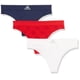 thumbnail image 1 of Tanga adidas Vivid Red con logo jacquard, paquete de 3 unidades, 1 of 2