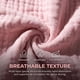 thumbnail image 3 of REGALWOVEN 12" x 12" Paños de Muselina de Algodón, Suaves y Absorbentes Paños Reutilizables para Cara para Baño, Cocina, Gimnasio, Spa, Oficina Rosa 12pk, 3 of 6