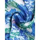 thumbnail image 5 of GRACE & GRANDEUR Vestido Maxi Floral para Mujer Talla Grande Cuello Cuadrado Manga Abullonada Cintura Fruncida Boho Vestido de Verano 4X Azul, 5 of 8