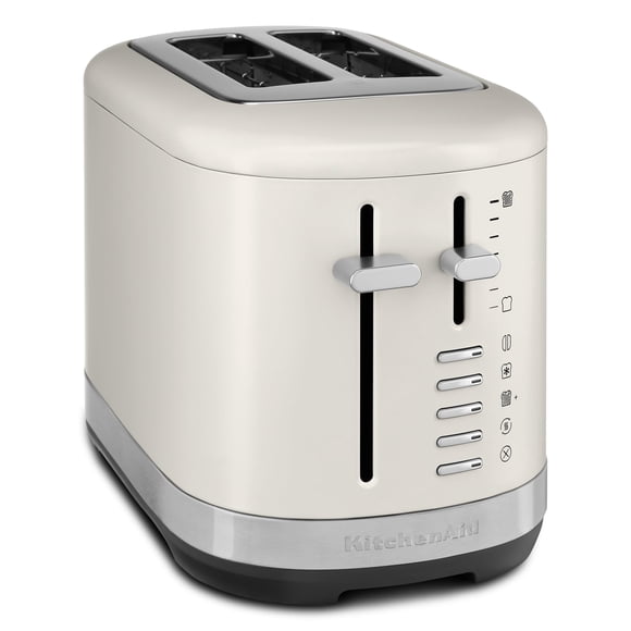 Tostadora KitchenAid KMT2109 de porcelana, 2 rebanadas, color blanco