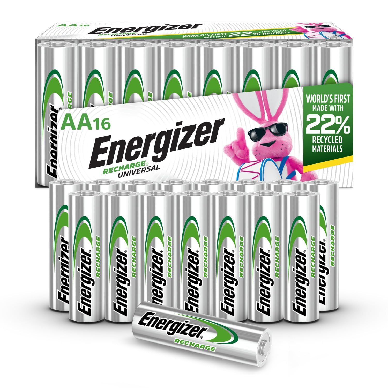 Pilas Recargables Energizer Recharge Universal Aa (16)
