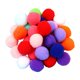 thumbnail image 5 of Bolas De Pompones Multicolores, Material De Bricolaje Para Niños, Juguetes Artesanales Para Gatos, Manualidades, Diámetro De 3cm, 40 Uds., 5 of 5