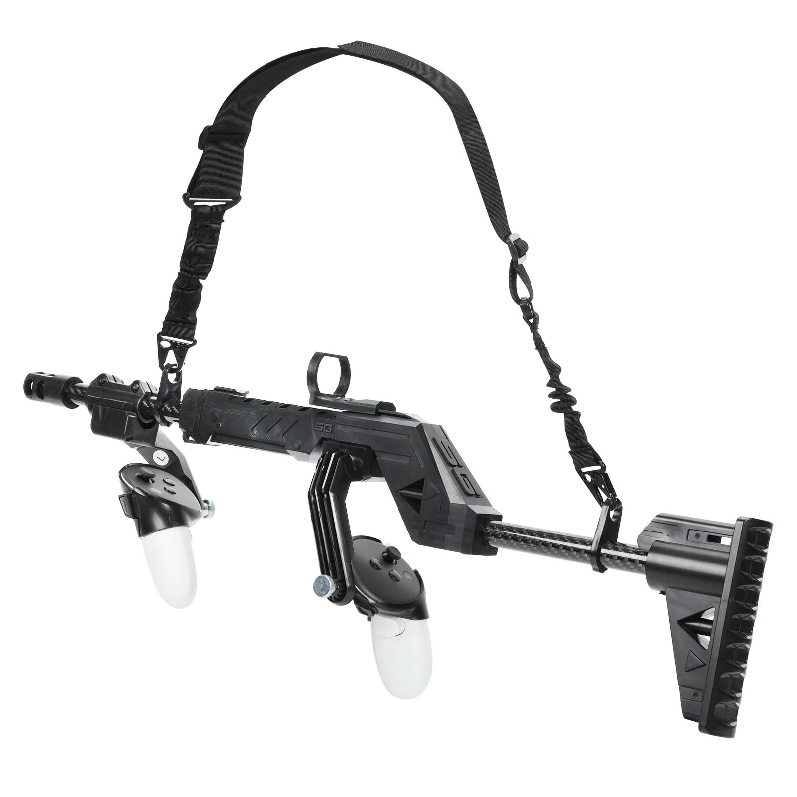 Genérico - Compatible Con Meta Quest 3/3s Vr Pistol Grip - Soporte Ergonómico Para El Mando De Rv Que Mejora La Experiencia De Juego-negro
