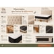thumbnail image 5 of Cama Europea 2 Plazas Modelo Harmonie Tapizada en Lino Beige Con  Respaldo Capitoné y Colchón Hibrido Bonell, 5 of 9