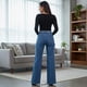 thumbnail image 4 of Pantalón Mezclilla Wide Leg Mujer Tiro Alto Detalle Brillos, 4 of 4