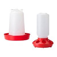 Ioensy - Juego De Comedero Y Bebedero Para Pollos, Comedero Duradero Para Patos Para Codornices Y Palomas En El Patio Trasero