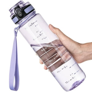 Oldley - Botella De Agua Tritan Sin Bpa De 32 Oz Con Cierre A Prueba De Fugas, Filtro De Frutas Y Correa De Transporte