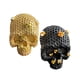 thumbnail image 1 of 2x Estante De Estatuilla De Escultura De Calavera De Panal Adornos De Estatuas De Halloween, 1 of 5