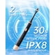 thumbnail image 2 of Cepillo de dientes eléctrico Aneebart Sonic, paquete de 2 con 12 cabezales, 2 of 3